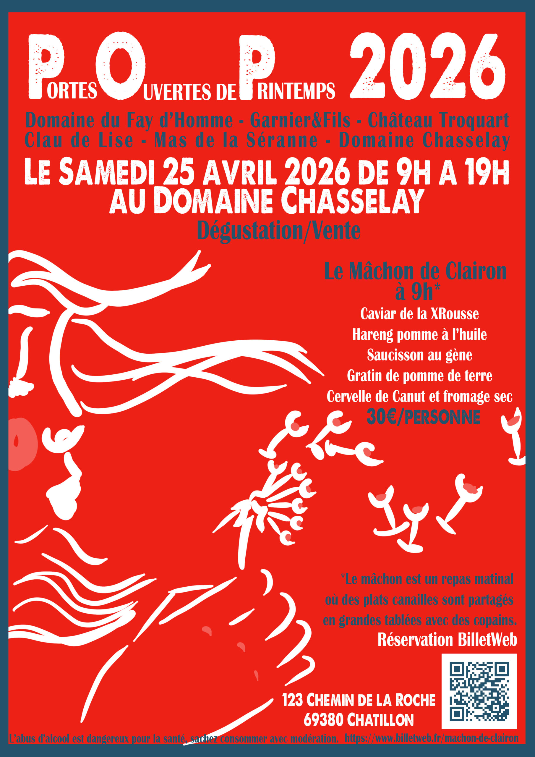 Le Mas de la Séranne aux Portes Ouvertes de Printemps au domaine Chasselay le 25 Avril